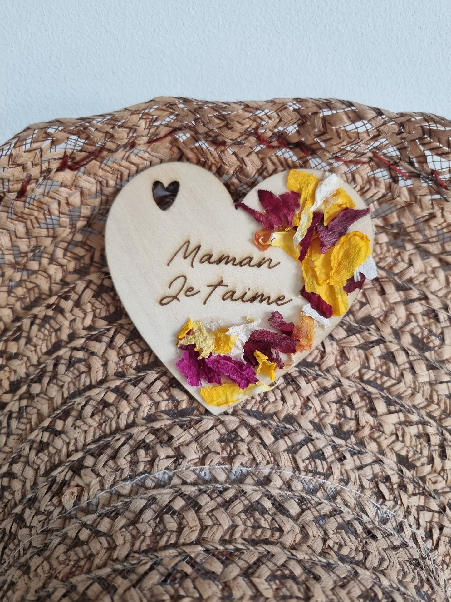 Aimants personnalisés fleurs sechées